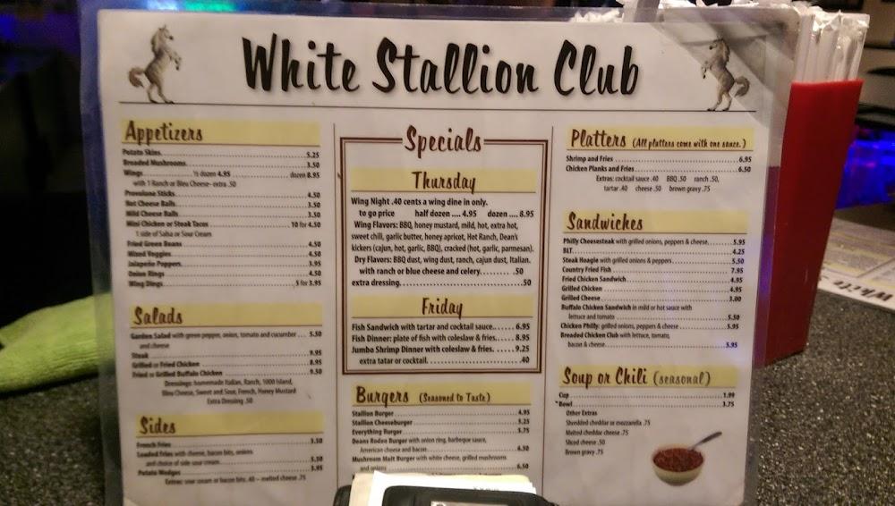 White Stallion Menu image 4